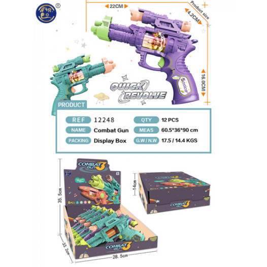 PISTOLA ESPACIAL CON LUCES...